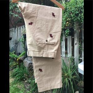 Brooks Brothers chinos crab
